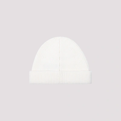 Shop Vetements Logo Beanie Hat In White