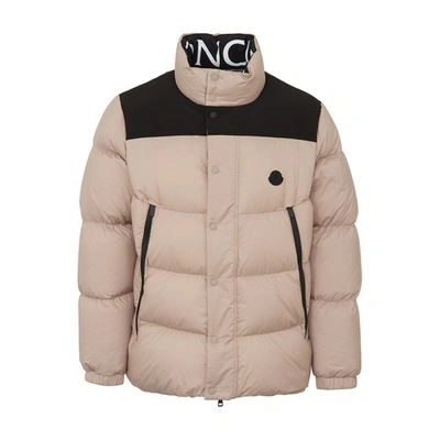 Shop Moncler Timsit Down Jacket In Dust Pink