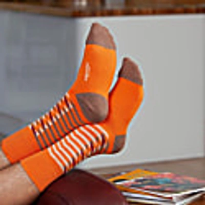 Peper Harow - Made In England Orange & Red Symmetry Men's Organic Socks 2 Pack In Organic
