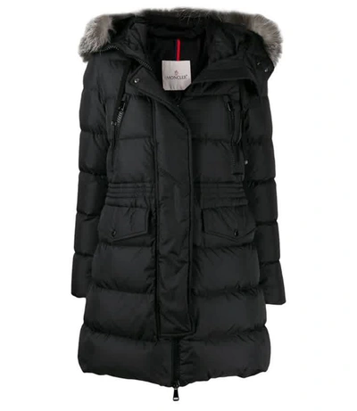 Shop Moncler Ladies Black Outerwear Coats & Jackets