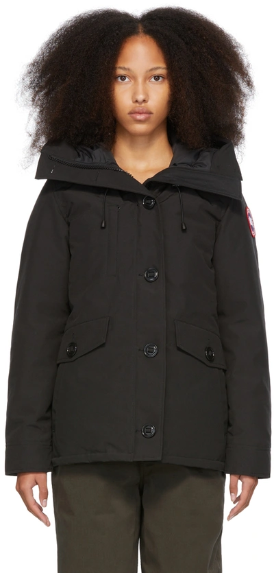 Shop Canada Goose Black Down Rideau Parka In 61 Black