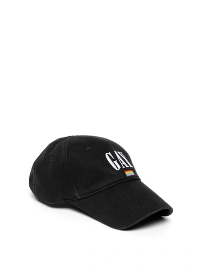 Shop Balenciaga Pride 2021 Baseball Cap Black