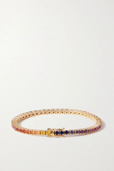 Shop Roxanne First 14-karat Gold Sapphire Bracelet