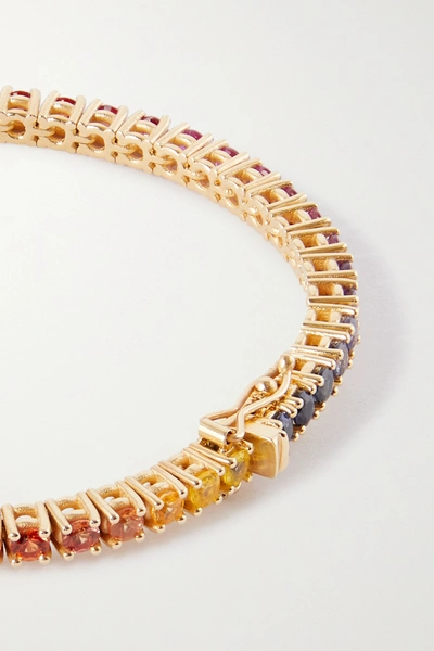 Shop Roxanne First 14-karat Gold Sapphire Bracelet