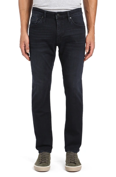 Shop Mavi Zach Straight Jeans In Deep Ink New York