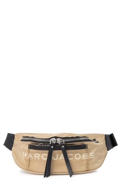 Shop Marc Jacobs Woven Belt Bag In Uniform Khaki