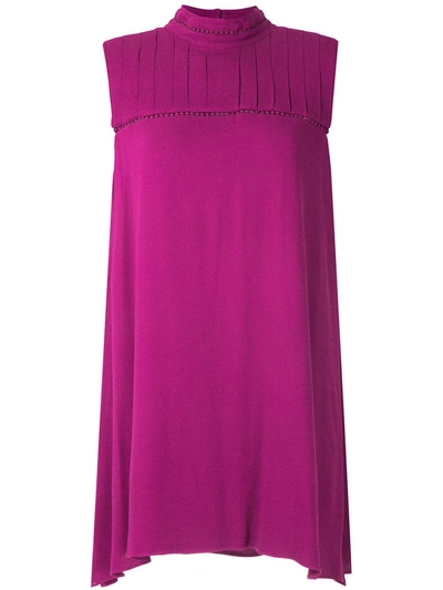 Shop Olympiah Hagia Pleat-detail Dress In Pink