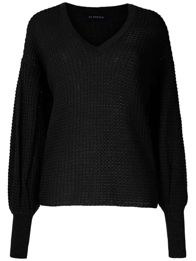 Olympiah Monter Knitted Blouse In Black