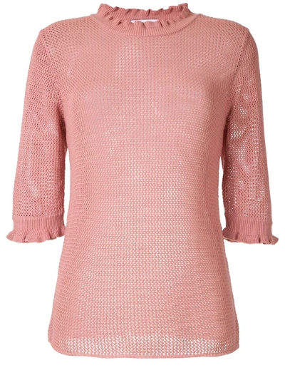 Shop Olympiah Monter Panels Blouse In Pink