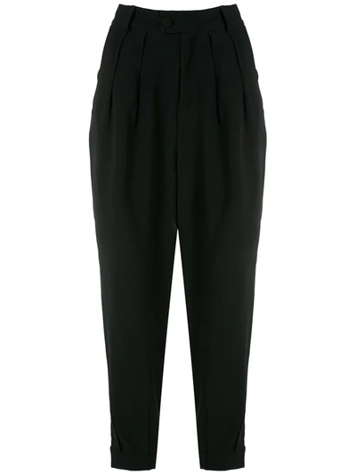 Shop Olympiah Luyne Pleated Trousers In Black