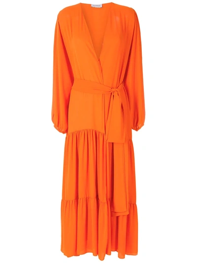 Olympiah Lourens Long Dress In Orange