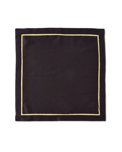 Shop Nomi K Gold Braided Trim Napkin