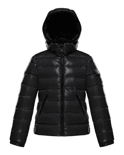 Shop Moncler Girl's Bady Quilted Jacket In 032 White