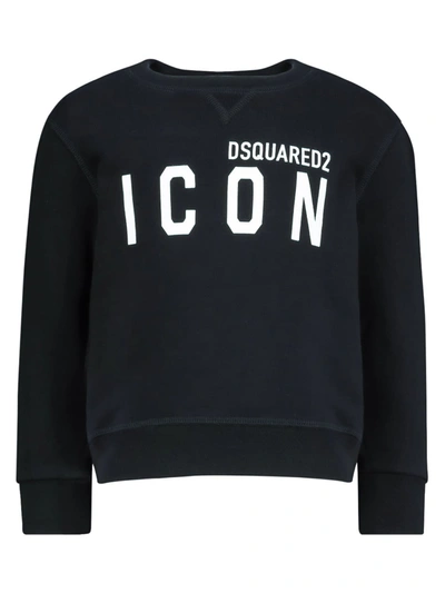 Shop Dsquared2 Kids Sweatshirt In Black