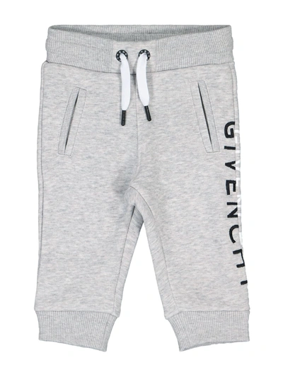 Shop Givenchy Kids Sweatpants For Boys In Grey