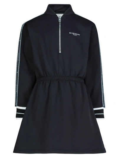 Shop Givenchy Kids Dress For Girls In Black