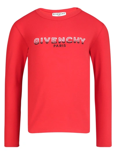 Shop Givenchy Kids Long-sleeve For Girls In Red