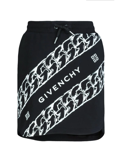 Shop Givenchy Kids Skirt For Girls In Black
