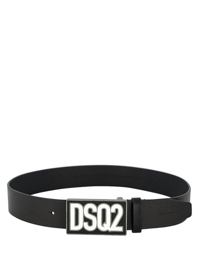 Shop Dsquared2 Kids Belt For Boys In Black