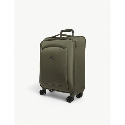 Shop Delsey Montmartre 2.0 Recycled-shell Suitcase 55cm In Iguana