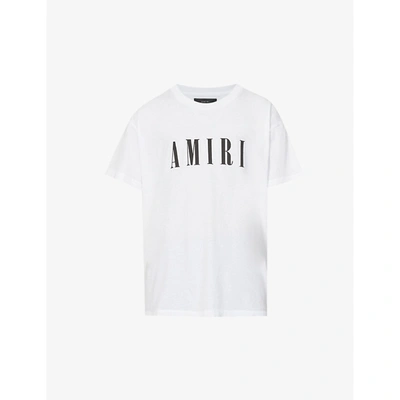 Shop Amiri Core Logo-print Cotton-jersey T-shirt