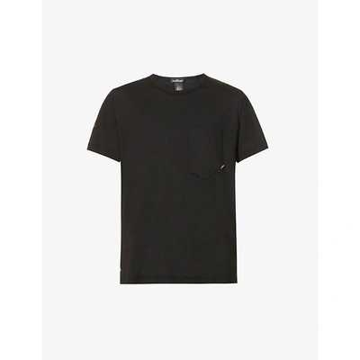 Shop Stone Island Shadow Project Graphic-print Relaxed-fit Cotton-jersey T-shirt