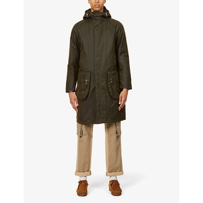 Barbour Gold Standard Supa-hunting Waxed-cotton Jacket In Olive 
