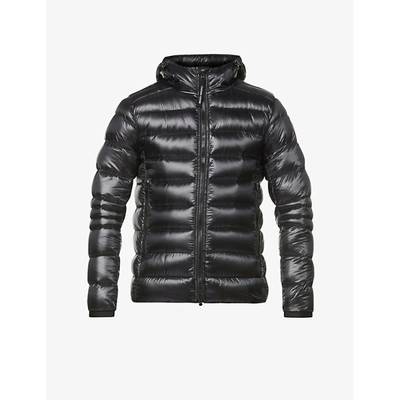 Shop Canada Goose Crofton Quilted Recycled-nylon Hooded Jacket
