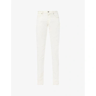 Shop Paige Mens Frosted Glass Croft Slim-fit Stretch-denim Jeans 34