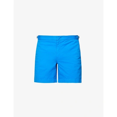 Shop Orlebar Brown Mens Sky Diver Bulldog Straight Stretch-cotton Shorts 32