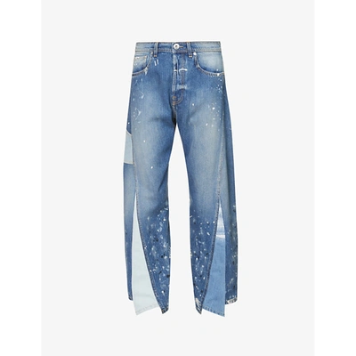 Shop Lanvin Mens Light Blue X Gallery Dept. Straight-leg Regular Fit Jeans 29