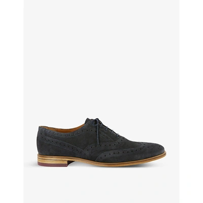 Shop Ted Baker Fedinos Suede Oxford Brogue Shoes