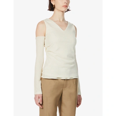 Shop Andersson Bell Sleeveless Stretch-jersey Top