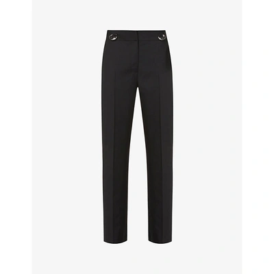 Shop Act N1 Embellished Straight-leg Mid-rise Wool Trousers