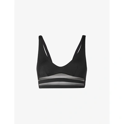Shop Agent Provocateur Zenaya Mesh-panel Bikini Top In Black