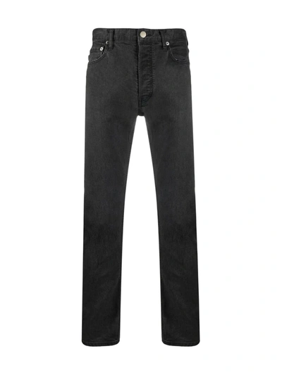 Shop Ambush Mid-rise Slim Fit Jeans In Black