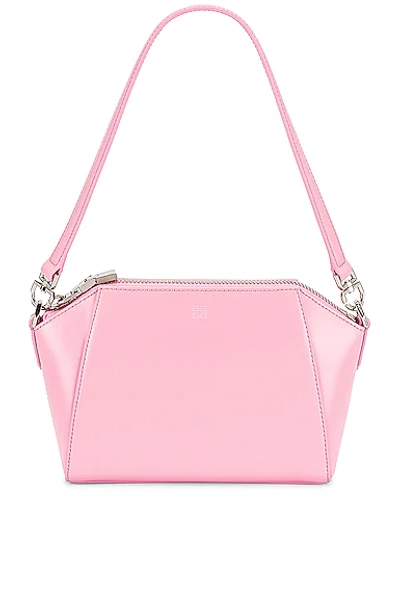 Shop Givenchy Xs Antigona Box Bag In Baby Pink