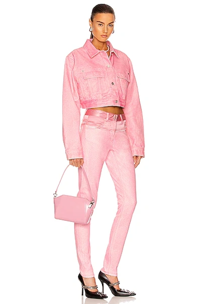 Shop Givenchy Xs Antigona Box Bag In Baby Pink