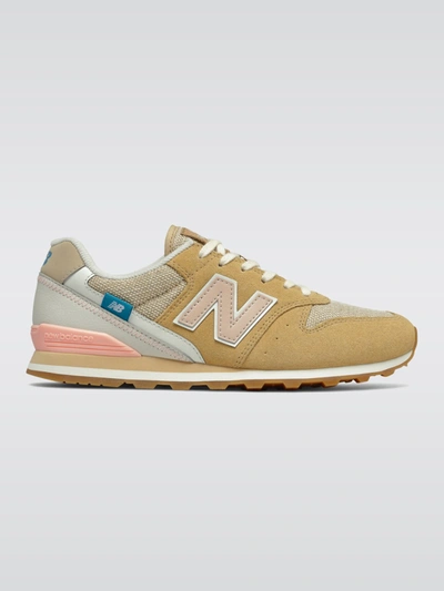 Shop New Balance 996 Sneaker In Maple Sugar,cloud Pink