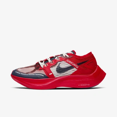 Shop Nike Zoomx Vaporfly Next% X Gyakusou Running Shoes In University Red,sail,blackened Blue