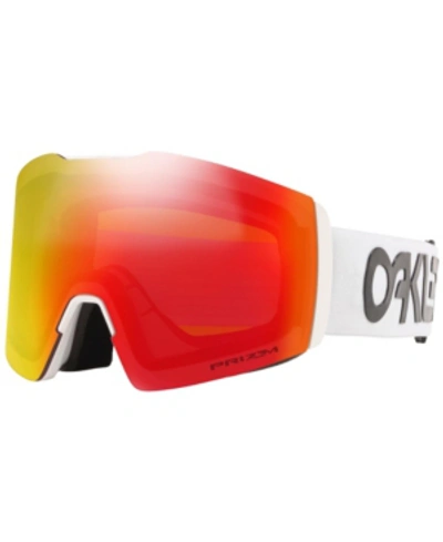 Shop Oakley Unisex Fall Line Xl Snow Goggle, Oo7099 In White