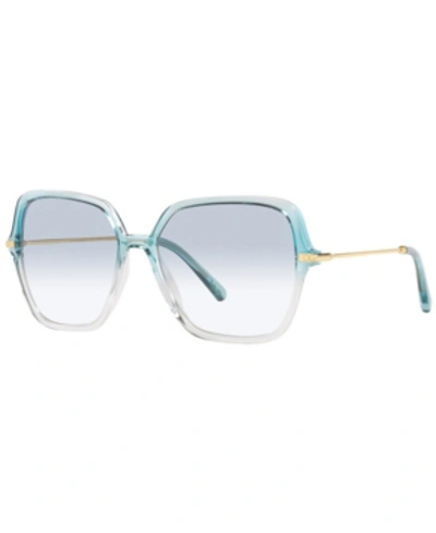 Shop Dolce & Gabbana Women's Sunglasses, Dg6157 57 In Blue Pastel Gradient Crystal