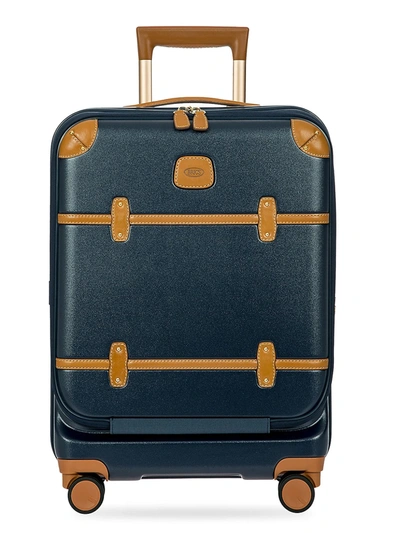 Shop Bric's Men's Bellagio 21-inch Spinner Trunk Suitcase In Blue