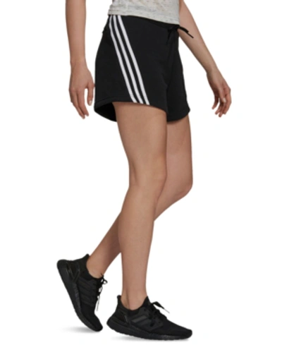 Shop Adidas Originals Adidas Women's Future Icons 3-stripes Shorts In Black