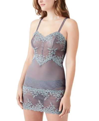 Shop Wacoal Embrace Lace Chemise Nightgown 814191 In Quiet Shade/ether