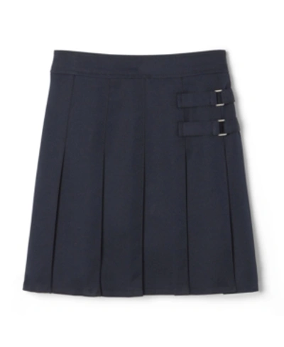 Shop French Toast Big Girls Uniform Adjustable Waist 2-tab Scooter In Navy