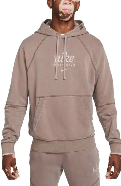 Nike Sportswear Club Men's French Terry Pullover Hoodie In Taupe Haze |  ModeSens