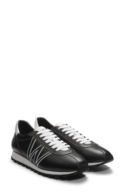 Jm Weston On My Way Sneakers In Noir Blanc | ModeSens