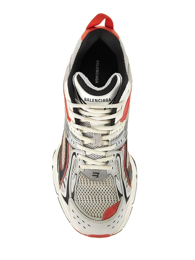 Shop Balenciaga Men's X-pander Sneakers In Silver Multi