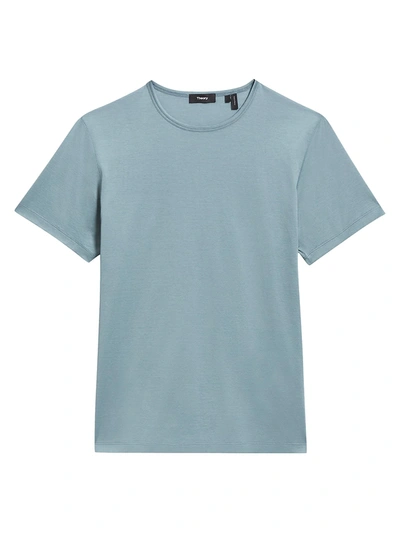 Shop Theory Precise Luxe Cotton T-shirt In Trooper